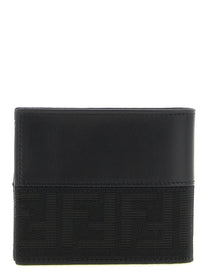 Fendi FF Jacquard Wallet Black
