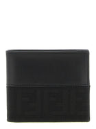 Fendi FF Jacquard Wallet Black