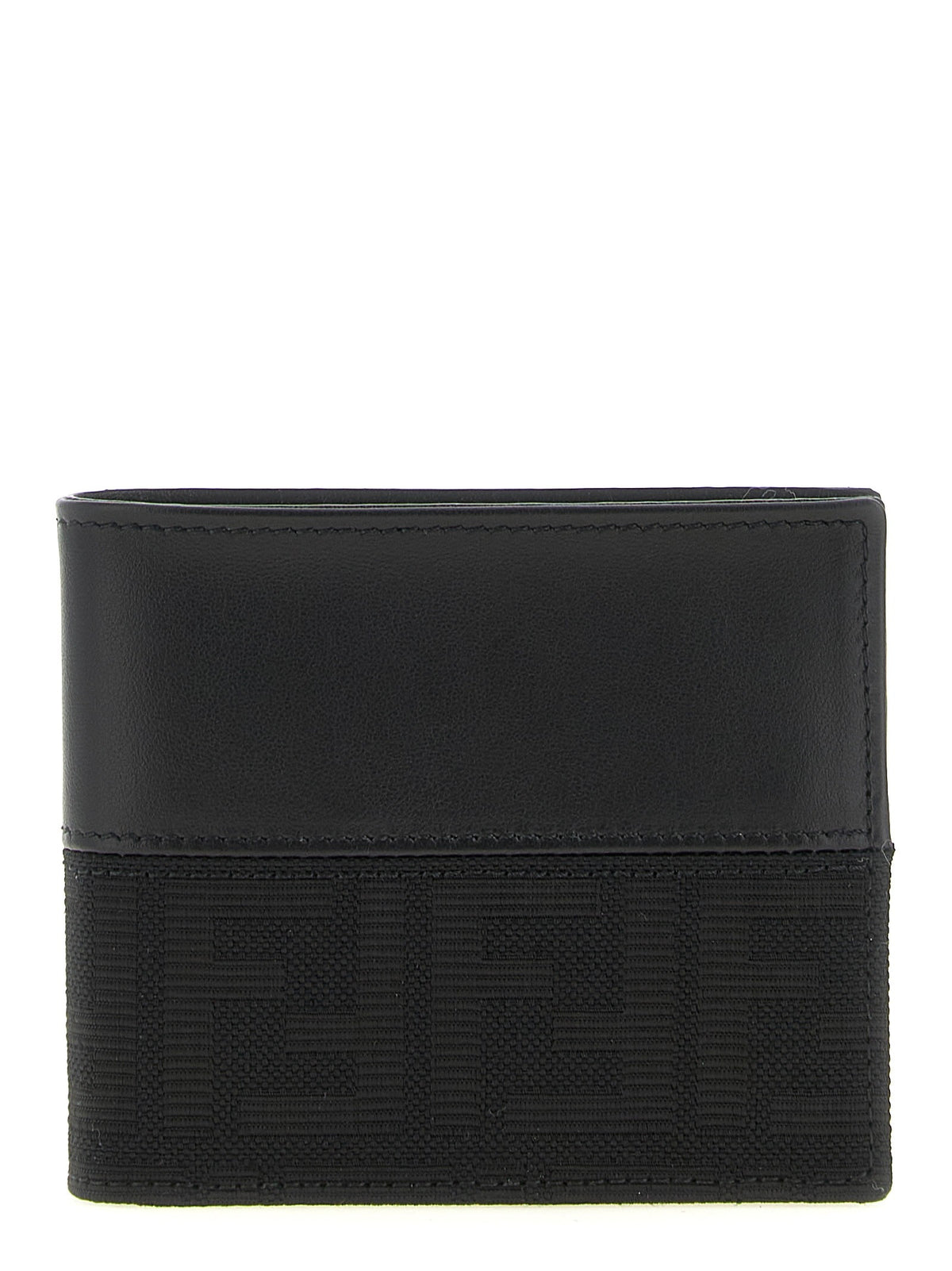 Fendi FF Jacquard Wallet Black