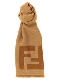 Fendi FF Macro Scarf Brown