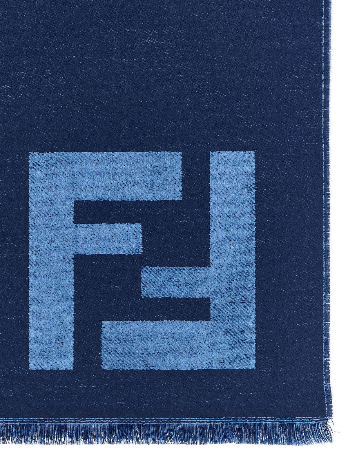 Fendi FF Macro Scarf Blue