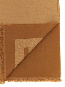 Fendi FF Macro Scarf Brown