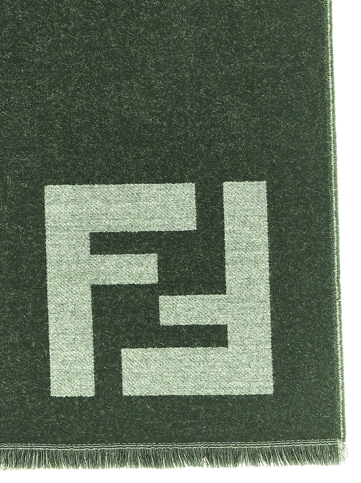 Fendi FF Macro Scarf Black