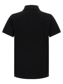 Fendi FF Metallic Polo Shirt Black
