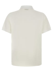 Fendi FF Metallic Polo Shirt White