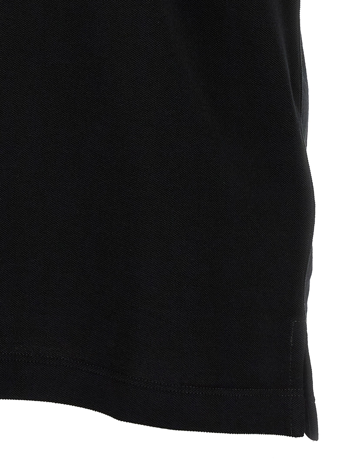 Fendi FF Metallic Polo Shirt Black, view 4