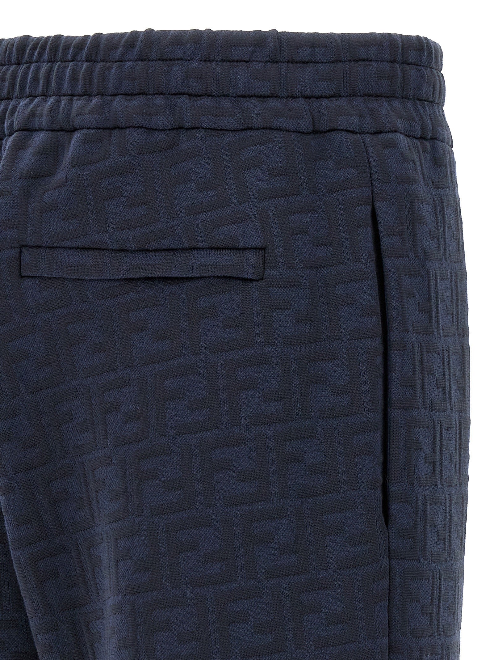 Fendi FF Monogram Joggers Blue