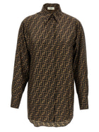 Fendi FF Monogram Shirt Brown