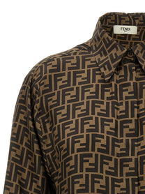 Fendi FF Monogram Shirt Brown
