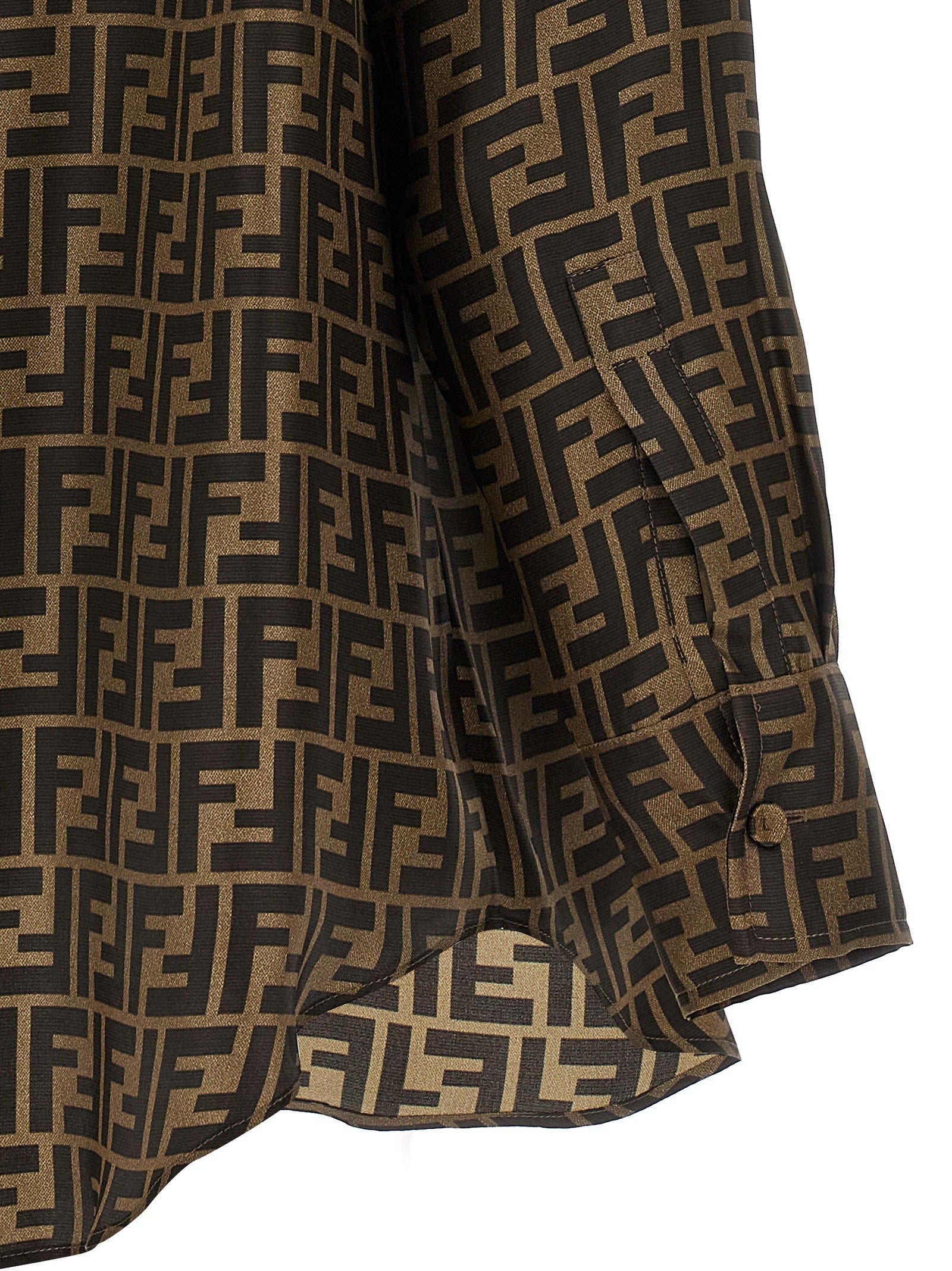 Fendi FF Monogram Shirt Brown