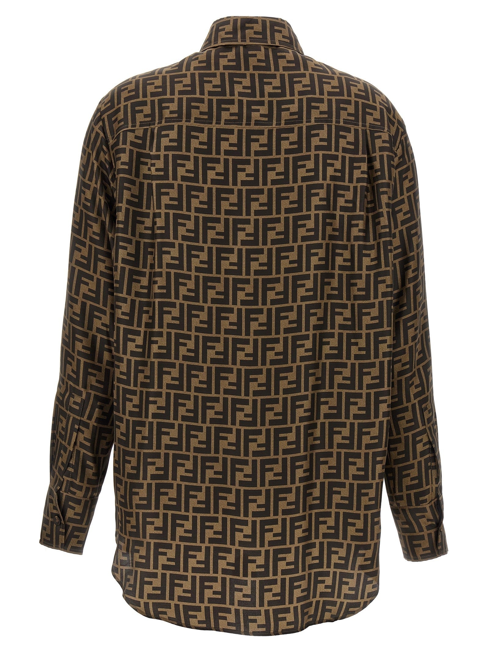 Fendi FF Monogram Shirt Brown
