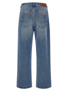 Fendi FF Patch Jeans Saddlery Blue, view 2