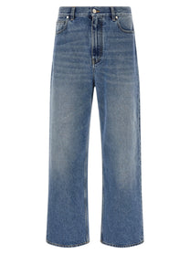 Fendi FF Patch Jeans Saddlery Blue