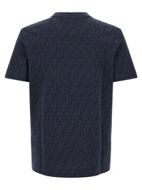 Fendi Men's FF Cotton Shirt Blue