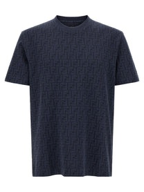 Fendi Men's FF Cotton Shirt Blue