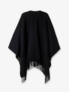 Fendi Women's FF Pumpkin Wool and Cashmere Cape Brown