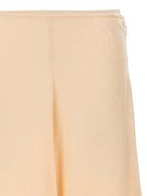 Fendi FF Silk Skirt Blue