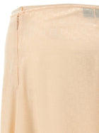 Fendi FF Silk Skirt Blue, view 4