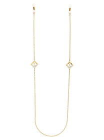 Fendi FF Spectacle Chain Gold
