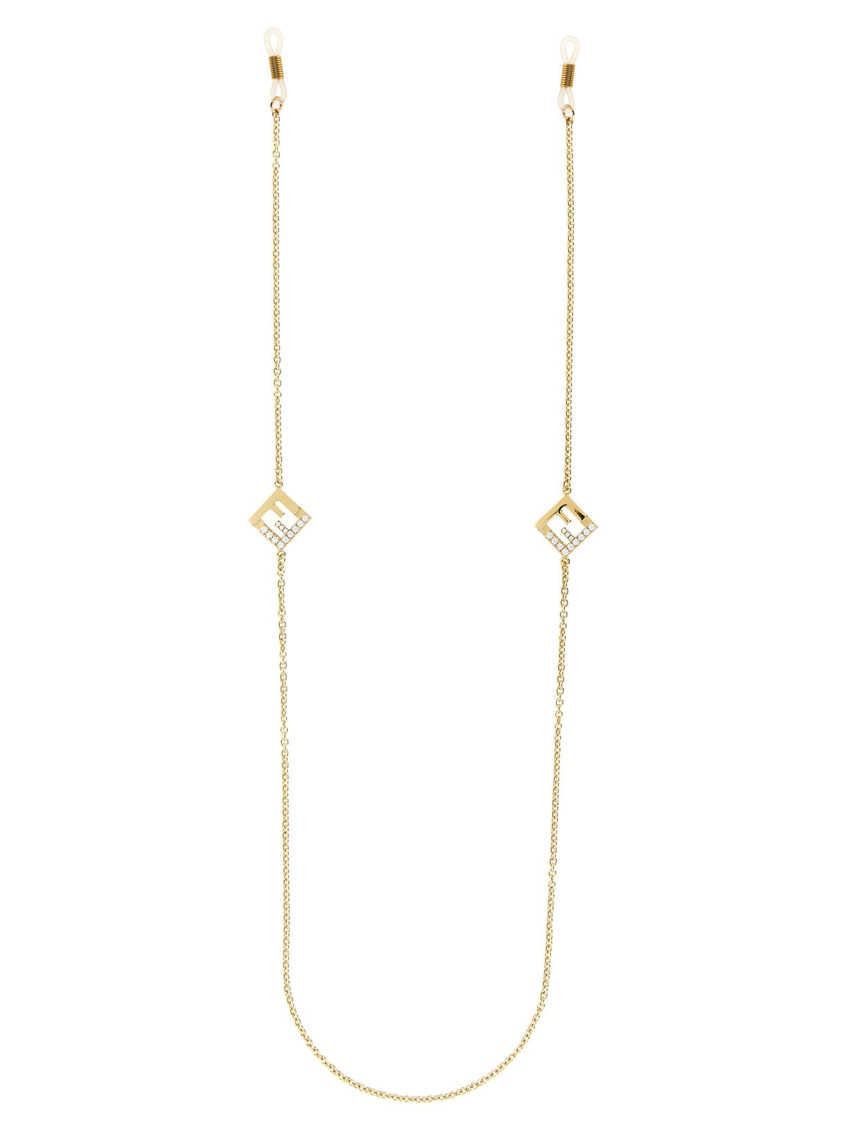 Fendi FF Spectacle Chain Gold
