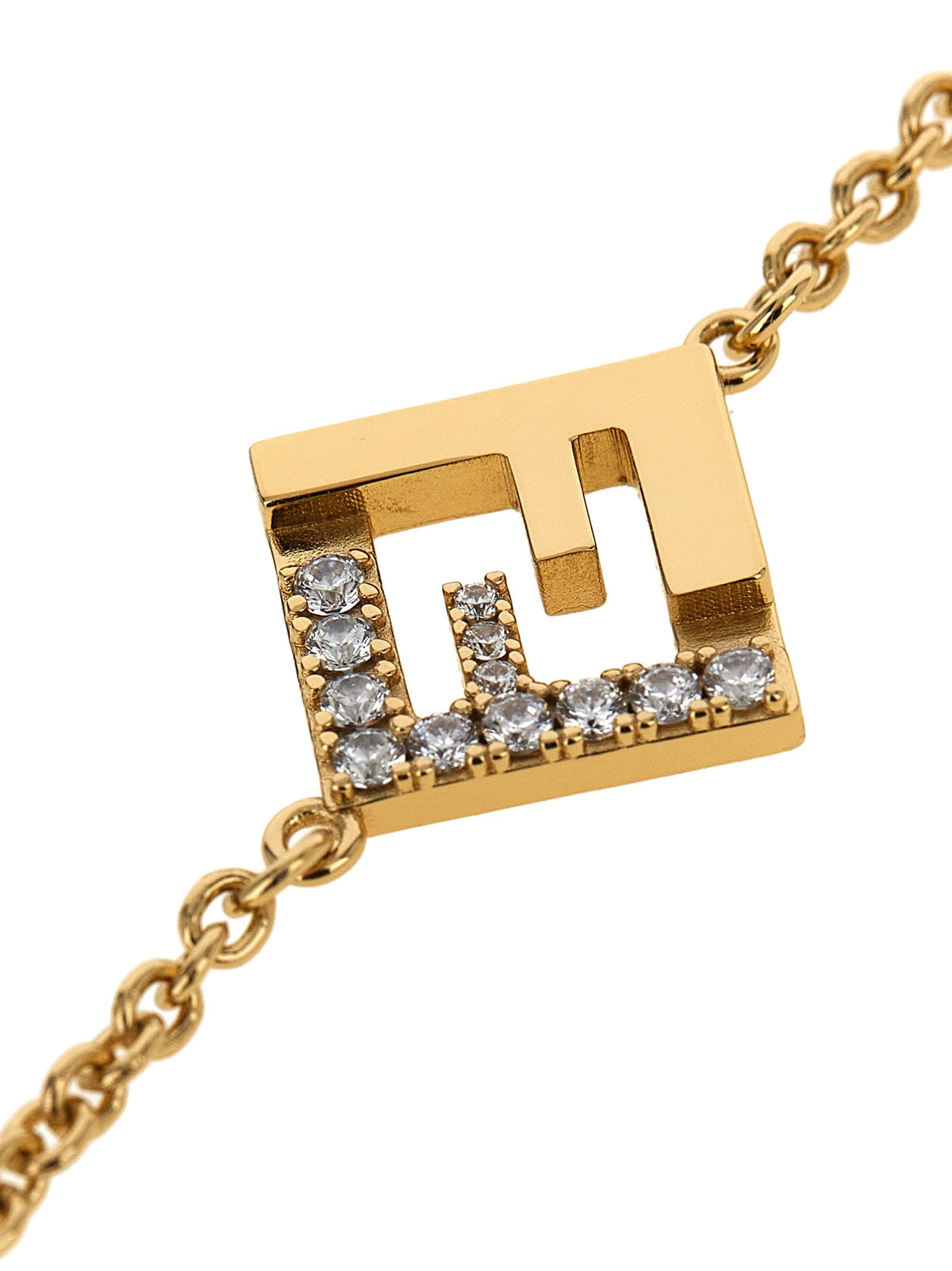 Fendi FF Spectacle Chain Gold, view 2
