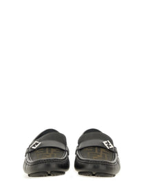 Fendi Men's FF Squared Driver Brown