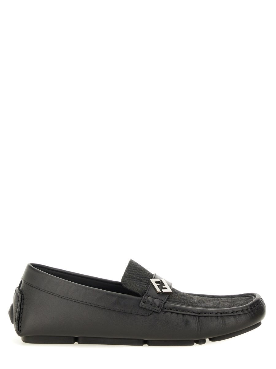 Fendi Men's FF Squared Driver Brown