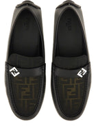 Fendi Men's FF Squared Driver Brown, view 6