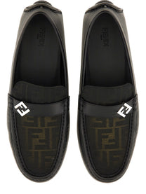 Fendi Men's FF Squared Driver Brown