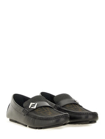 Fendi Men's FF Squared Driver Brown
