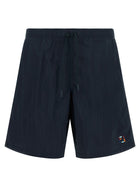 Fendi FF Stitching Nylon Swimsuit Blue