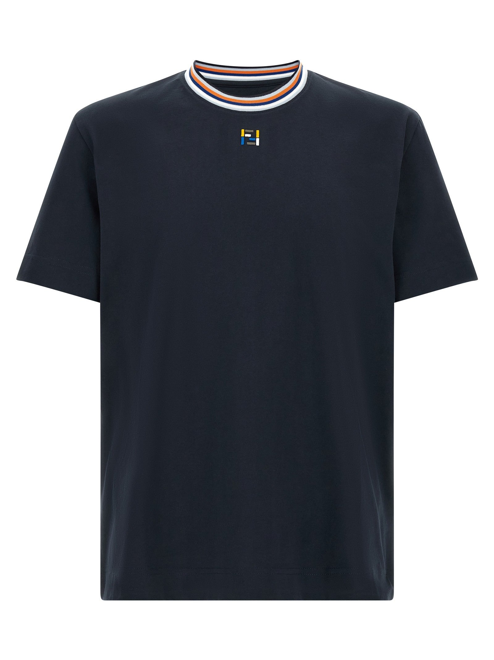 Fendi FF Stitching Shirt Blue