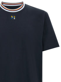 Fendi FF Stitching Shirt Blue