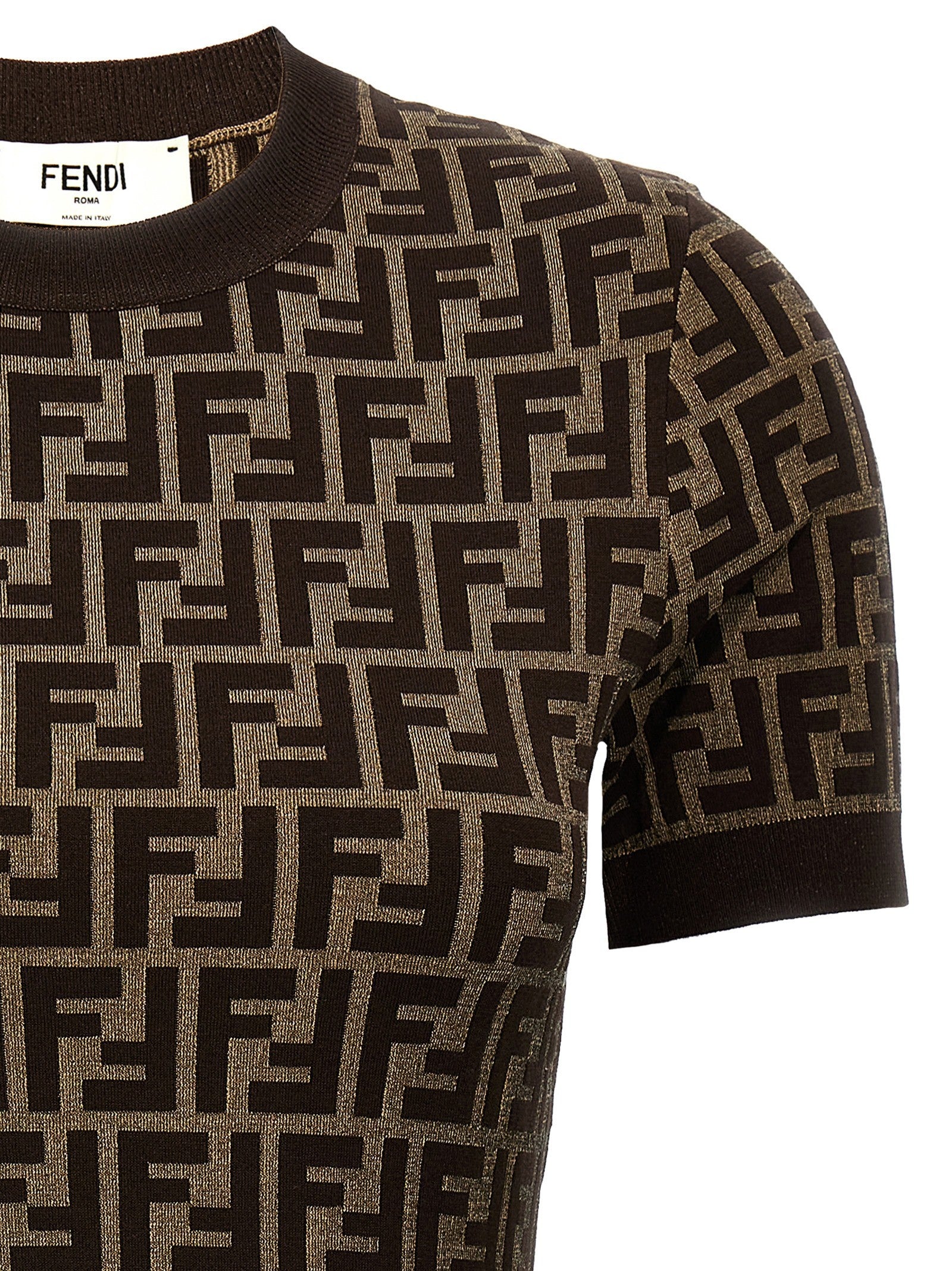 Fendi FF Sweater Brown
