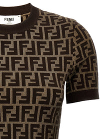 Fendi FF Sweater Brown