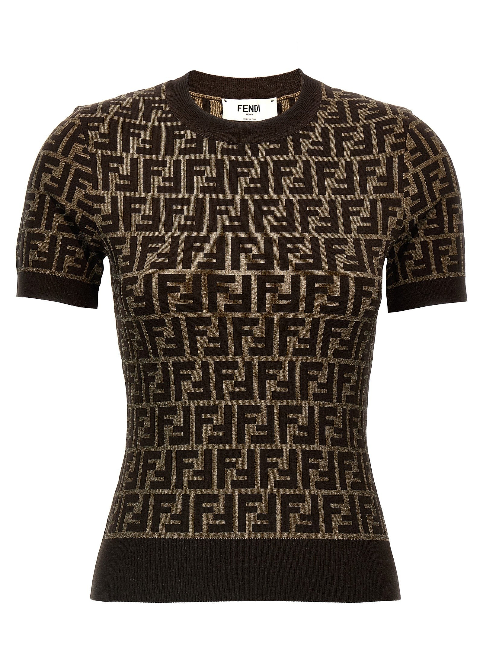 Fendi FF Sweater Brown