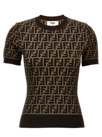 Fendi FF Sweater Brown