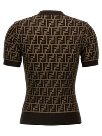 Fendi FF Sweater Brown