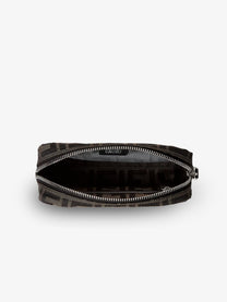 Fendi Men's FF Technical Fabric Clutch Bag Black