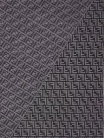 Fendi Men's FF Virgin Wool Scarf Grey