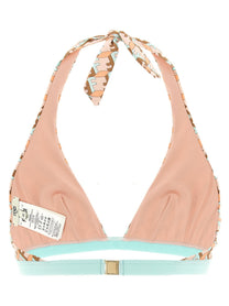Fendi FF Waves Bikini Top Gold