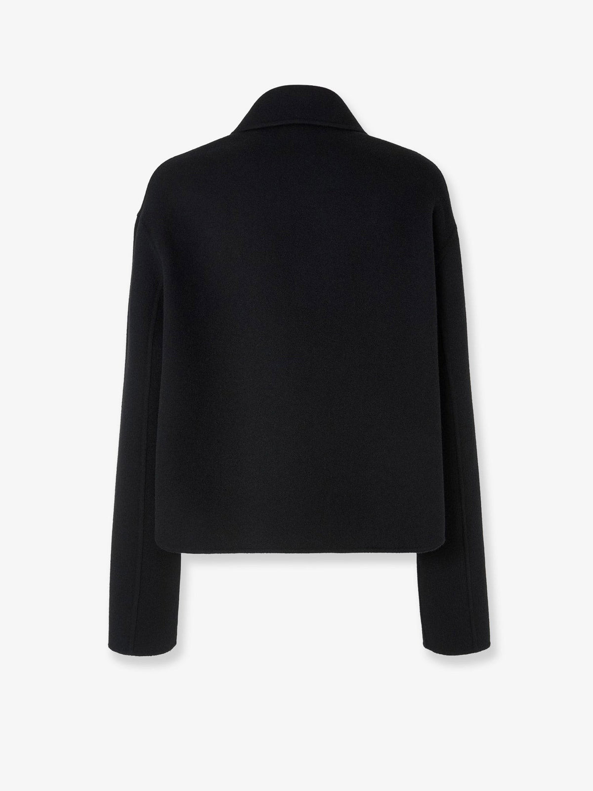 Fendi Women's FF Zucca Double Wool Blouson Black, view 2