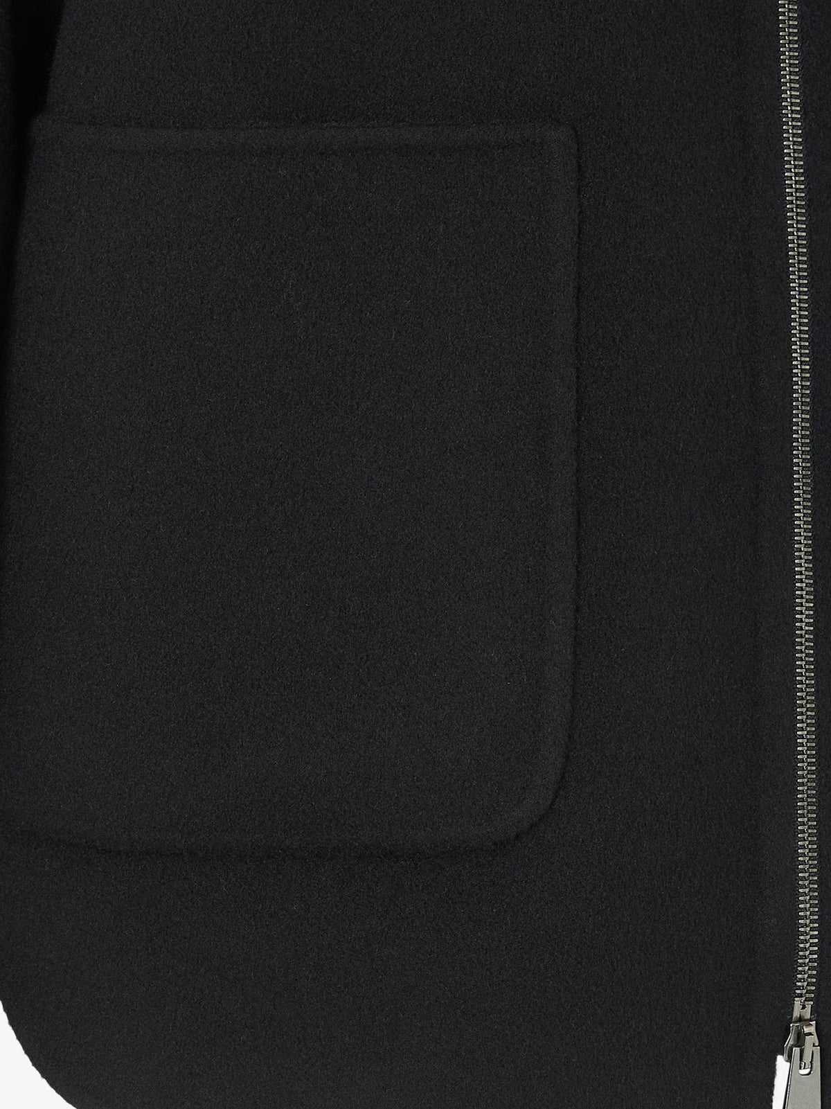 Fendi Women's FF Zucca Double Wool Blouson Black, view 3