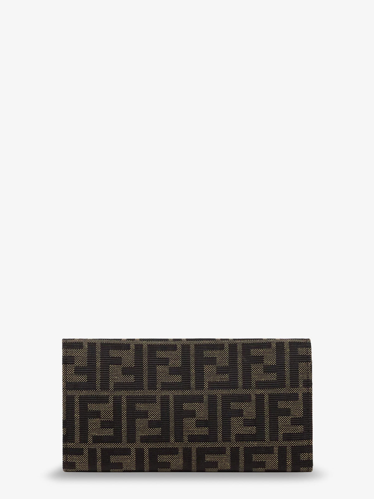 Fendi Women's FF Zucca Fabric Continental Wallet Brown, view 2