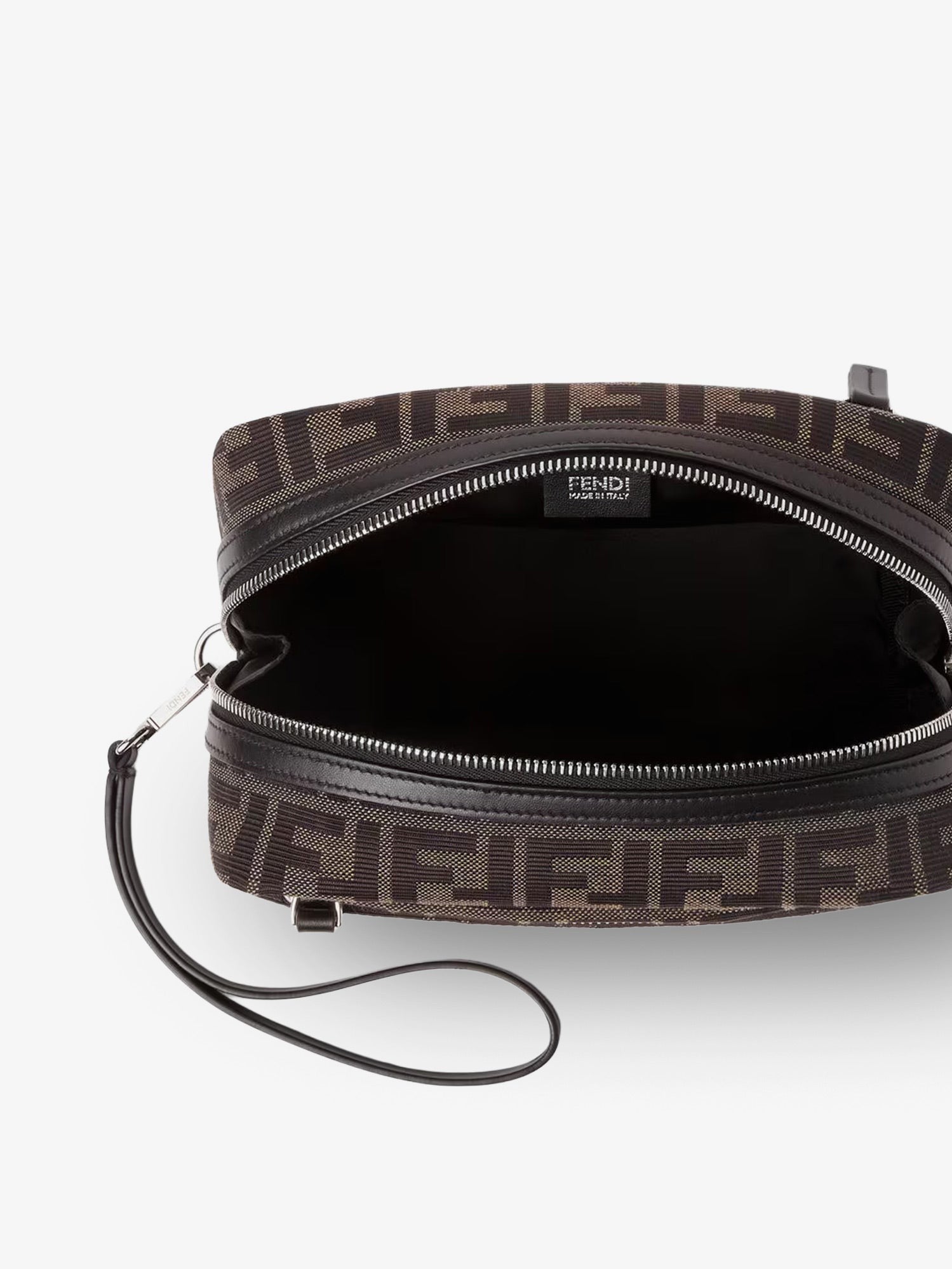 Fendi Men's Small Double Zip Beauty Brown