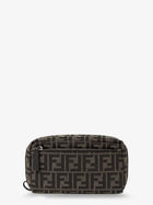Fendi Men's Small Double Zip Beauty Brown, view 2