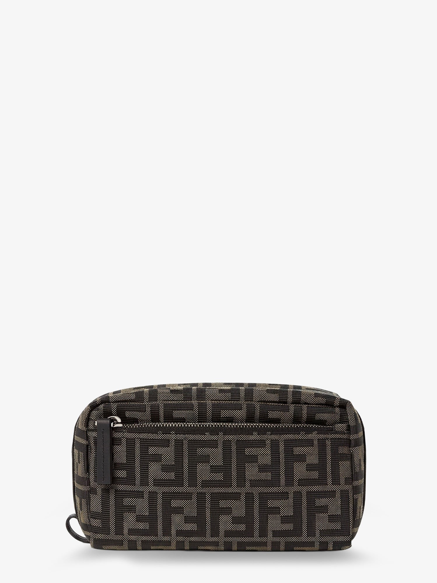 Fendi Men's Small Double Zip Beauty Brown
