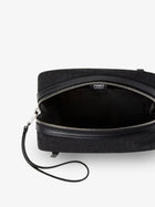 Fendi Men's FF Zucca Jacquard Fabric Clutch Bag Black, view 4