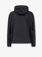Fendi Men's FF Zucca Jacquard Nylon Jacket Black, view 2