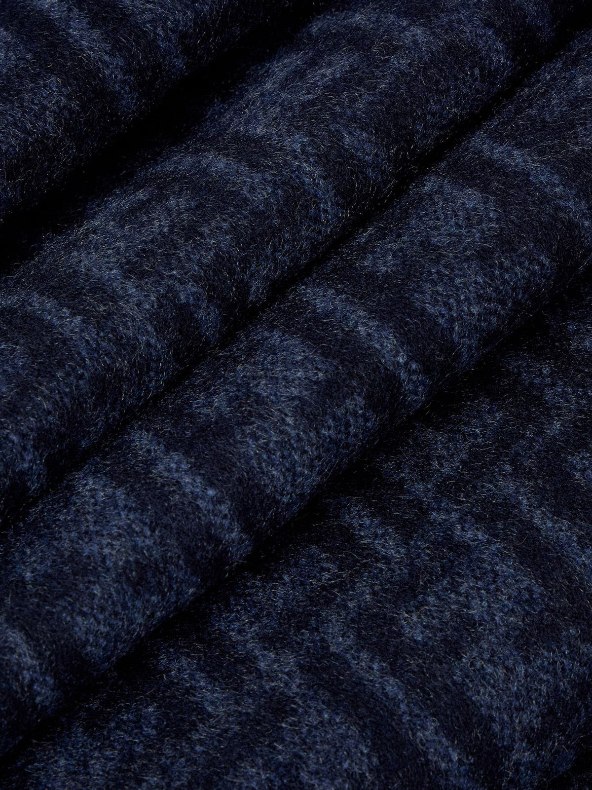 Fendi Men's FF Zucca Wool and Cashmere Scarf Blue, view 2